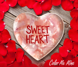 Folsom Candy Heart Plate