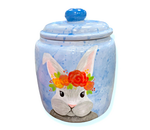 Folsom Watercolor Bunny Jar