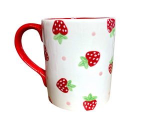 Folsom Strawberry Dot Mug