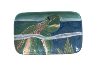 Folsom Swimming Turtle Plate
