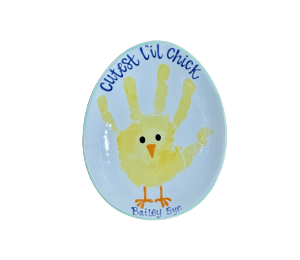 Folsom Little Chick Egg Plate