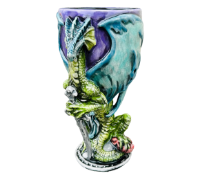 Folsom Antique Dragon Goblet