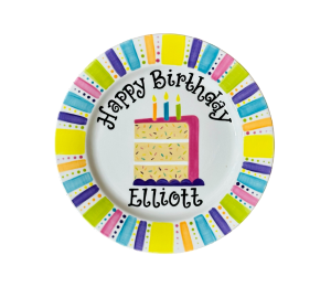 Folsom Birthday Cake Plate