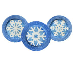 Folsom Paper Snowflake Plate